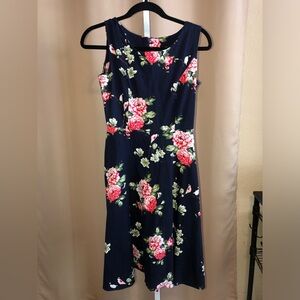 Floral Navy Dress